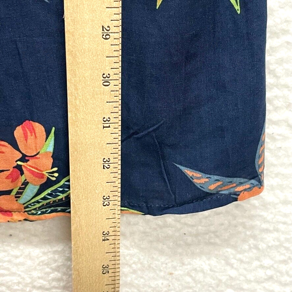 Kiwi and Punch Dress Womens Extra Small Blue Floral Beach Hawaiian Flowy Light - Picture 12 of 13